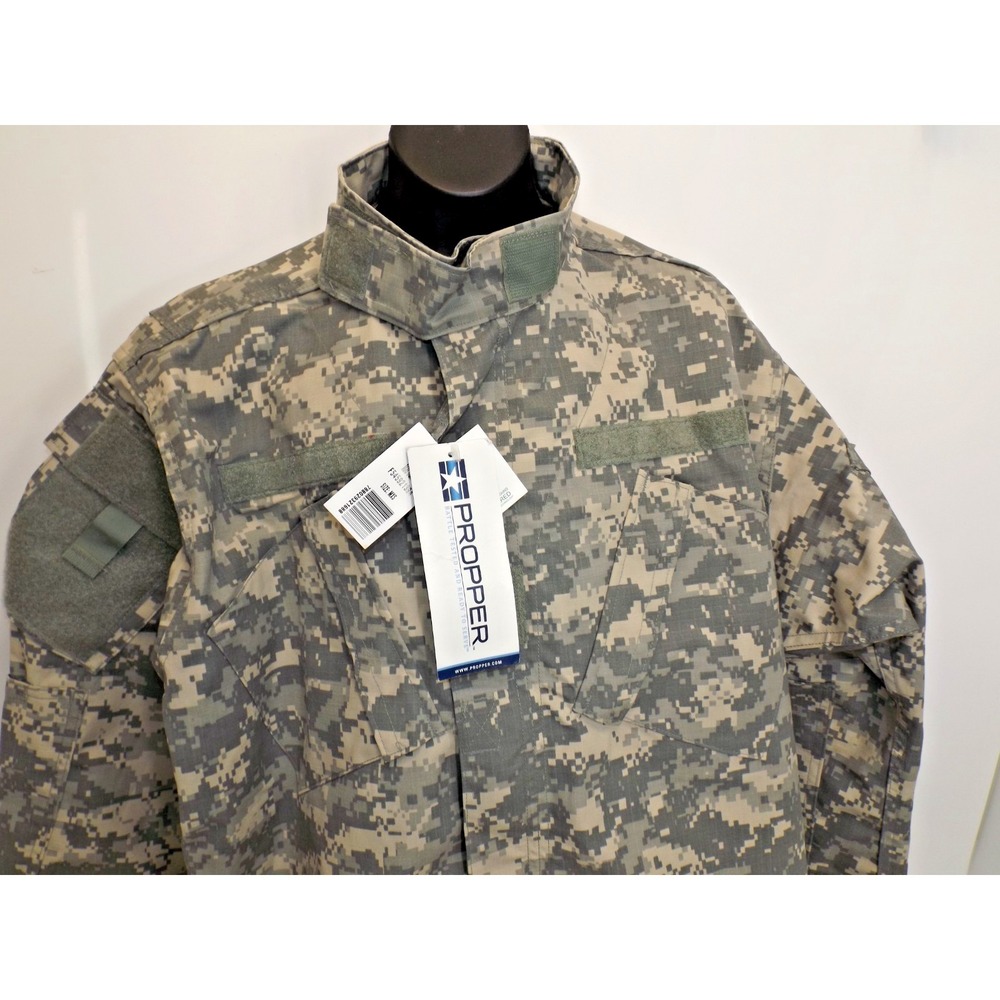 Propper Army Combat Uniform Coat - Ripstop Nylon - *NEW* - size MED - X-short - Picture 2 of 12